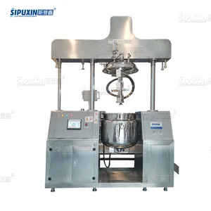 SPX 200L Double Hydraulic Electric Heating Vacuum Homogenizer emulsification machine