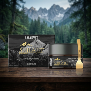 Premium Amarvat <b>Himalayan</b> <b>Shilajit</b> Gold Resin Natural Fulvic Mineral Formula for Daily Strength Endurance Active Lifestyle Vital - Product Image 1