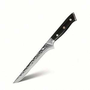 Couteau de chef professionnel de 8 pouces en acier Damas G10, manche personnalisé, acier inoxydable, lame en acier carbone à 67 couches, couteau de cuisine Damas - Product Image 4