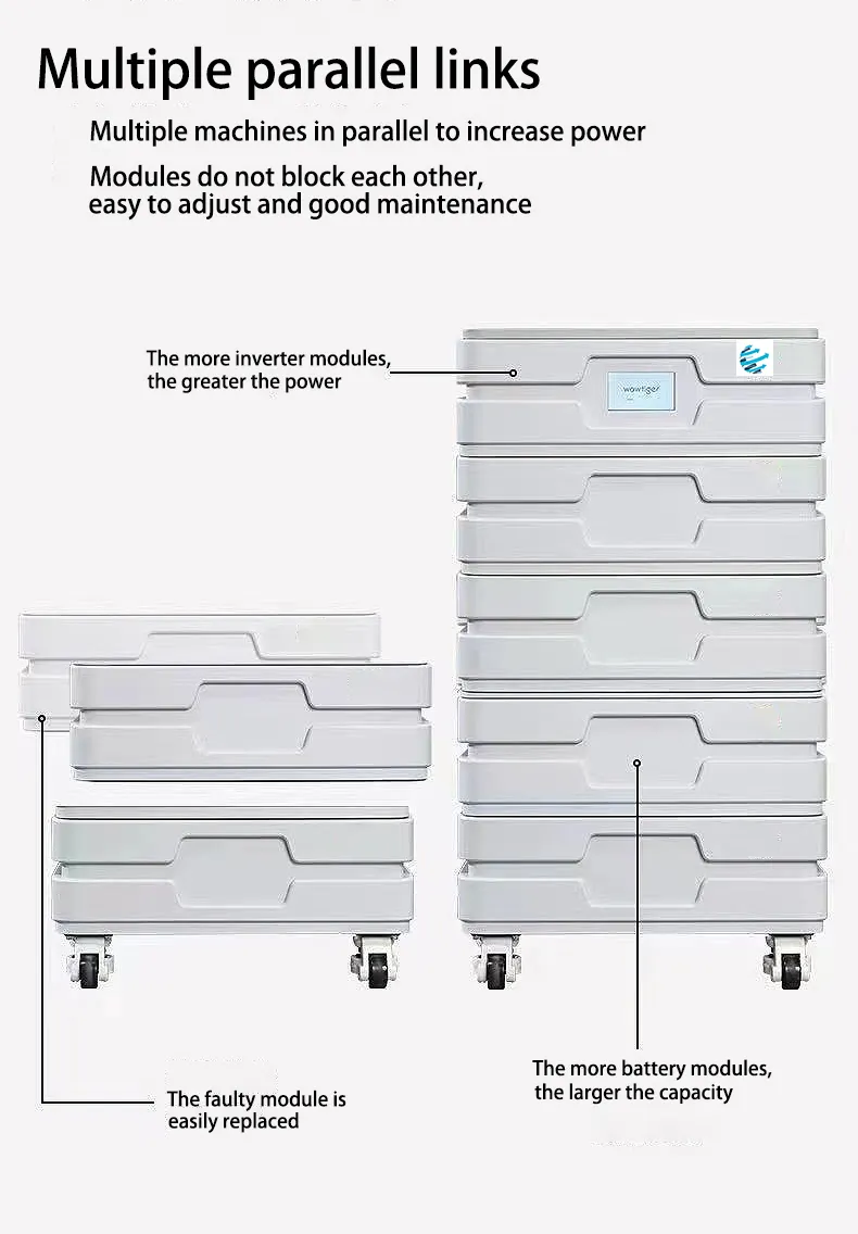 High quality 3000W Solar inverters Off grid Solar system LiFePO4 Solar battery for home use