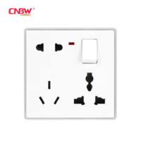 Produits promotionnels chauds Plusieurs fournitures électriques Interrupteur de prise à la mode