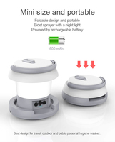 Pulvérisateur de bidet portable moderne haut de gamme en PP, douchette verticale pour l'hygiène des toilettes, idéal pour appartement, voyage et extérieur