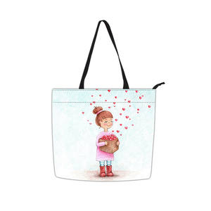 Kızlar için özel Tote omuzdan askili çanta çevre dostu yüksek kalite moda el çantası - Product Image 1