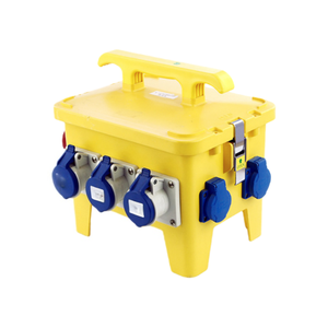 Boîtier de distribution électrique industriel mobile personnalisé pour extérieur, IP55, 32A, 380V, 3 prises, avec disjoncteur, en matériau PC ZY, durable et - Product Image 2
