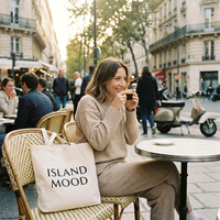 Sac fourre-tout promotionnel en toile mini uni, avec logo imprimé en couleur, réutilisable, à ouverture facile, broderie, inspiré toutes saisons