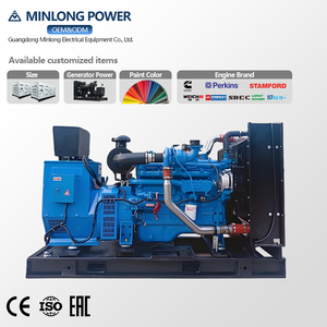 Grupo Electrógeno Abierto de 1200 Kw, Refrigerado por Agua, Trifásico, Fuente de Alimentación Industrial para Construcción - Product Image 1