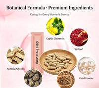 OEM ODM Capsules de Soin Intime Féminin Naturel à Base de Plantes, Capsules de Soutien pour l'Érosion Cervicale, 100% Naturel