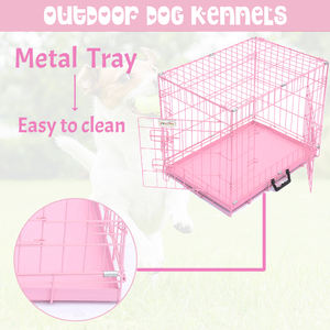 Vente en gros de cages pliables pour animaux de compagnie, cage pour chiens en métal avec fil métallique pour élevage d'animaux de compagnie - Product Image 3