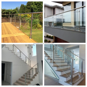 Reilbu kính lan can với không gỉ Kẹp cầu thang ban công lan can & tay vịn cho ngoài trời và trong nhà khu vực - Product Image 6