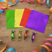 Láminas de Papel de Aluminio Impresas Personalizadas, Envoltorios Metálicos de Marca para Empaquetar Barras de Chocolate y Productos Dulces al por Menor