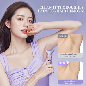 Juego <span class=keywords><strong>de</strong></span> afeitadora multifuncional 5 en 1 para damas, <span class=keywords><strong>depiladora</strong></span> eléctrica para <span class=keywords><strong>cejas</strong></span>, pulidor <span class=keywords><strong>de</strong></span> uñas, batería totalmente alimentada, uso doméstico - Product Image 3