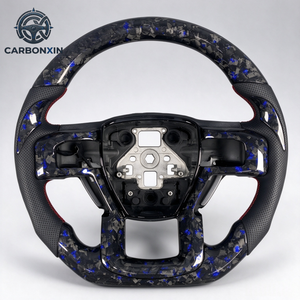 Volant sport personnalisé en fibre de carbone pour Ford F-150 – Amélioration et modification du volant de course haute performance - Product Image 1