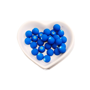 ลูกปัดอะบาโลเรียส 10 มม. สีฟ้าเรืองแสง สำหรับทำเครื่องประดับ - Product Image 2