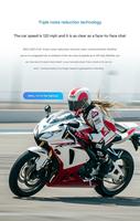 Casque de moto avec interphone longue portée F20 Pro 1200m, écouteurs sans fil, appareil audio