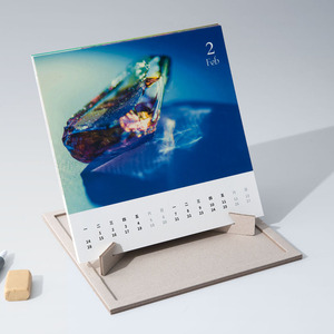 2026 Tùy Chỉnh Túi Lịch Trung Quốc Hàng Ngày Bàn Lịch Bảng Hiển Thị In Bền Tông Nghệ Thuật Khuyến Mại Mục Đích - Product Image 2