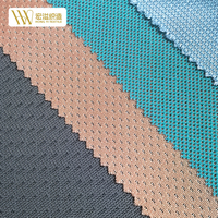 Tissu en maille respirant 100 % polyester tricoté chaîne, couleurs personnalisées, directement de l'usine, pour empeignes et languettes de chaussures de course et de sport décontractées