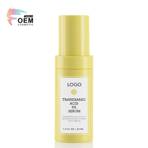 Venta al por mayor de ácido tranexámico orgánico <span class=keywords><strong>5</strong></span>% para blanquear el tono desigual de la piel <span class=keywords><strong>alfa</strong></span> Arbutina decoloración corrector de suero para el cuidado de la piel para la cara - Product Image 1