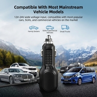 Kit de Cable Cargador Universal para Auto, Módulo Reductor de Voltaje DC12V 24V a 5V, Cable de 3.5M, Conexión Plug and Play para Cargar Cualquier Cámara para Auto, Teléfono o Tableta