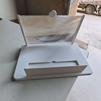 Loupe d'écran pliable 3D HD légère de 10/12 pouces avec support de téléphone de bureau extractible pour le streaming vidéo et la visualisation de films
