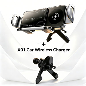 Support de chargeur de téléphone pliable à serrage automatique tendance, chargeur sans fil 15W pour voiture, compatible Samsung Z Fold <span class=keywords><strong>7</strong></span> et <span class=keywords><strong>iPhone</strong></span> - Product Image 1