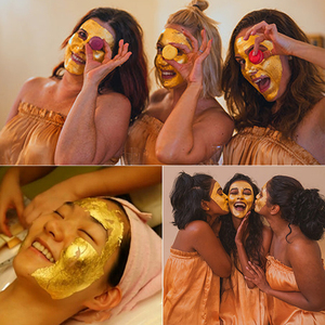 <span class=keywords><strong>Para</strong></span> Spa <span class=keywords><strong>Cara</strong></span> Cuidado DE <span class=keywords><strong>LA</strong></span> PIEL Máscaras Blanqueamiento Hidratante Antiarrugas Belleza Antienvejecimiento Lifting OEM ODM 24K Máscara facial de lámina de oro - Product Image 3