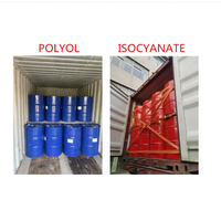 Mousse de polyuréthane expansée rigide à cellules fermées haute densité A et B, liquide MDI, pour pulvérisation