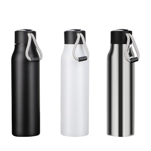 Gourde isotherme Olerd Sport à double paroi en acier inoxydable avec corde, anti-fuite, sans BPA, pour eau froide - Product Image 1
