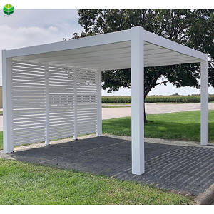 Pergola Bioclimatique <span class=keywords><strong>6x3</strong></span> m pour Extérieur avec Télécommande, Toit à Lames Orientables, Pavillon Pergola Adossée à la Maison - Product Image 6