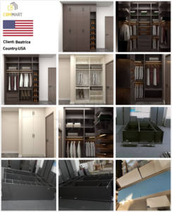 CBMmart, роскошный шкаф, современный дизайн, шкаф, шкаф, роскошный стиль, разные стили, индивидуальная мебель для прогулок в шкафу - Product Image 3