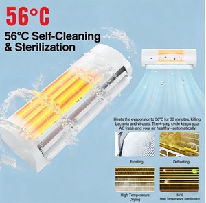 <span class=keywords><strong>Aire</strong></span> <span class=keywords><strong>Acondicionado</strong></span> Split Gree Inverter de Pared, Solo Frío, Ultra Silencioso, Ahorro de Energía, para Hogar y Oficina, Venta al Por Mayor en China - Product Image 3
