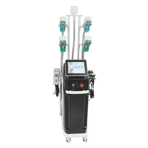 Mesin pelangsing tubuh Cryo RF multifungsi, mesin pelangsing tubuh dengan vakum beku 360 terapi Cryo 2 pegangan