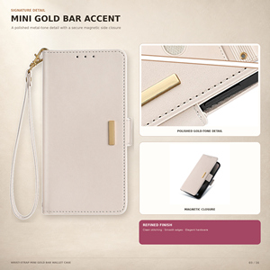 Funda cruzada para teléfono con correa de muñeca, correa de hombro desmontable, hebilla dorada <span class=keywords><strong>y</strong></span> tapa abatible para <span class=keywords><strong>iPhone</strong></span> 18 17 16 15 <span class=keywords><strong>14</strong></span> <span class=keywords><strong>13</strong></span> <span class=keywords><strong>Pro</strong></span> <span class=keywords><strong>Max</strong></span> - Product Image 3