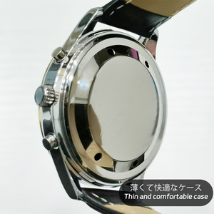 Montre parlante japonaise radiocommandée avec alarme forte pour les malvoyants, les personnes âgées ou les aveugles-Charge solaire - Product Image 5