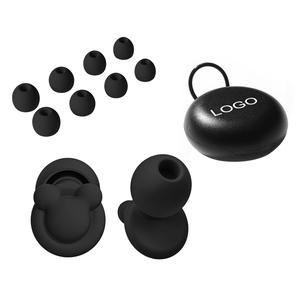 Tapones de Silicona para los Oídos con Función de Reducción de Ruido, Protección Auditiva, Aislamiento Acústico, Tapones para Dormir que Reducen el Ruido - Product Image 1