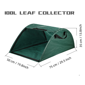 Bolsas de Basura para Jardín Reutilizables, Resistentes y Duraderas, de Media Luna, con Asas Resistentes - Product Image 2