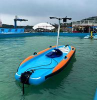 Planche de Stand Up Paddle (SUP) pliable avec pédalier aquatique, grande planche à pontons monoplace pour la navigation en mer, de Lumark Manufactory (Chine)