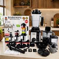 Mixeur multifonction Bardefu 8-en-1, hachoir à viande 3L 4L 9500W, mixeur et centrifugeuse en acier inoxydable pour la maison