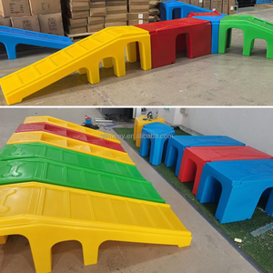 Parque de Juegos Modular Grande de Plástico para Perros, Equipo de Agilidad, Sistema de Obstáculos para Perros de 3/5/7 Piezas para Parque de Mascotas o Jardín - Product Image 5