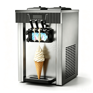 Máquina de Helados Comercial Independiente con Tolva Grande de 2x6L, Congelación Rápida y Rendimiento Estable para Heladería - Product Image 1