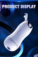 Henho FJ-03 Godemiché vibrant automatique en forme d'avion, rechargeable par USB, étanche, en silicone et ABS, sensation de toucher réel, 10 fréquences