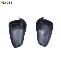 Coque de rétroviseur de voiture en fibre de carbone préimprégnée de remplacement pour BMW M5 F10 F06 F12 F13 M6 2014+ Style OEM Boîtier de rétroviseur latéral en fibre de carbone