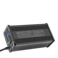 Pengisi daya baterai cepat roda tiga listrik, 24V 36V 48V 54.6V 10A 20a 30A 40A pengisi daya baterai Lithium kompatibel