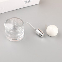 Flacon vaporisateur vide en verre de 30 ml avec bouchon à bille rond pour parfum liquide portable
