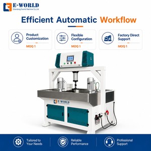 Máquina de biselado de vidrio de doble cabezal para formas irregulares PLC - Product Image 1
