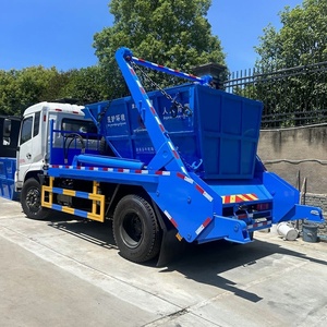 Camion benne basculante Dongfeng à bras articulé pour collecte de déchets mobiles, prix usine - Product Image 1