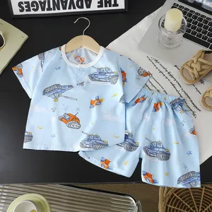 Gilet d'été rafraîchissant pour bébé - Haut <span class=keywords><strong>sans</strong></span> manches respirant style tie-dye pour garçons et filles, vêtement d'été pour enfants - Product Image 5