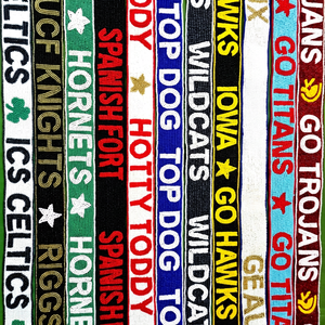 Correa de Repuesto Personalizada para Bolsa Deportiva Hecha a Mano con Patrón de Letras, para Llevar al Hombro o Cruzado, Ideal para Equipos Universitarios - Product Image 1
