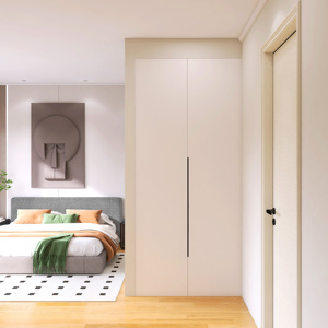 <span class=keywords><strong>Porte</strong></span> de <span class=keywords><strong>placard</strong></span> pliante en <span class=keywords><strong>OSB</strong></span> OEM et en gros avec système de glissière silencieux pour chambre à coucher et dressing - Product Image 3
