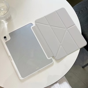 Cho iPad 11 thế hệ trường hợp màu sắc tinh khiết Thiết kế Acrylic chất liệu chống sốc với khe cắm bút chì tự động ngủ Wake - Product Image 3