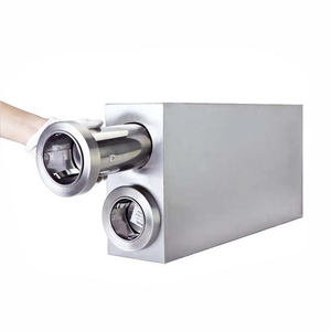 Dispensador de Vasos Desechables de Papel y Plástico de Acero Inoxidable de 2 Orificios para Restaurante Comercial XEOLEO, Soporte Ajustable para Vasos - Product Image 5